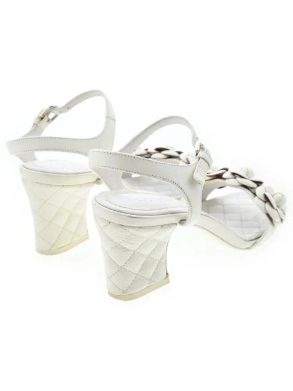 Chanel Sandals White